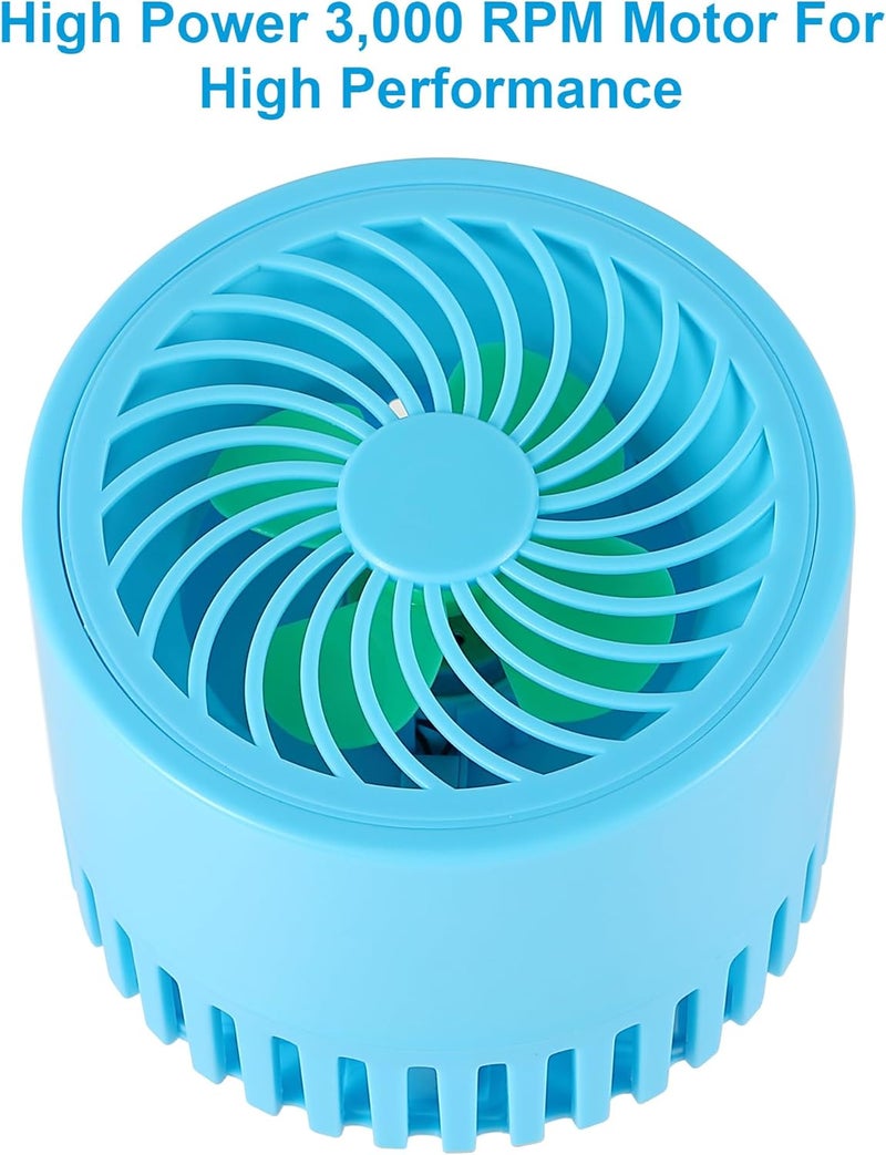 Makevivi RV Refrigerator Fan, Low Noise, 3000 RPM Motor for Efficient Circulation of Internal RV Fridge Cold Air, Longer Food Preservation Time,Easy On/Off Switch (Excluding Batteries) - Image 2